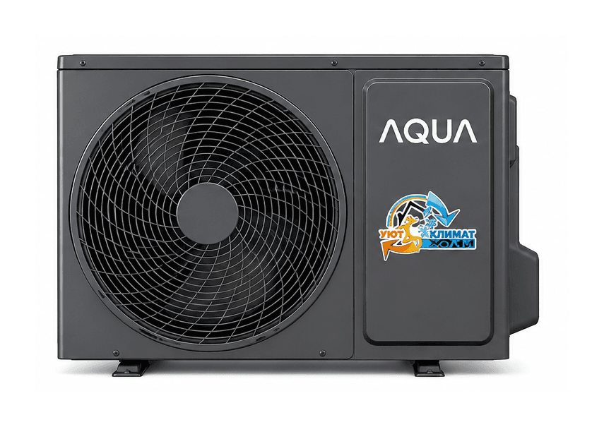 AQUA AQ-35BRQ1/R3 Biwa on/off — боковой вид / наружный блок